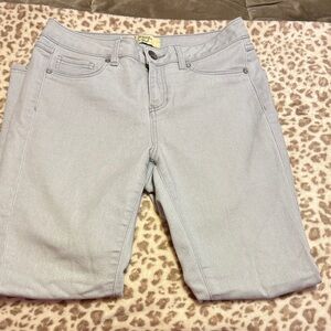Women's Soft Gray Cropped Jeans